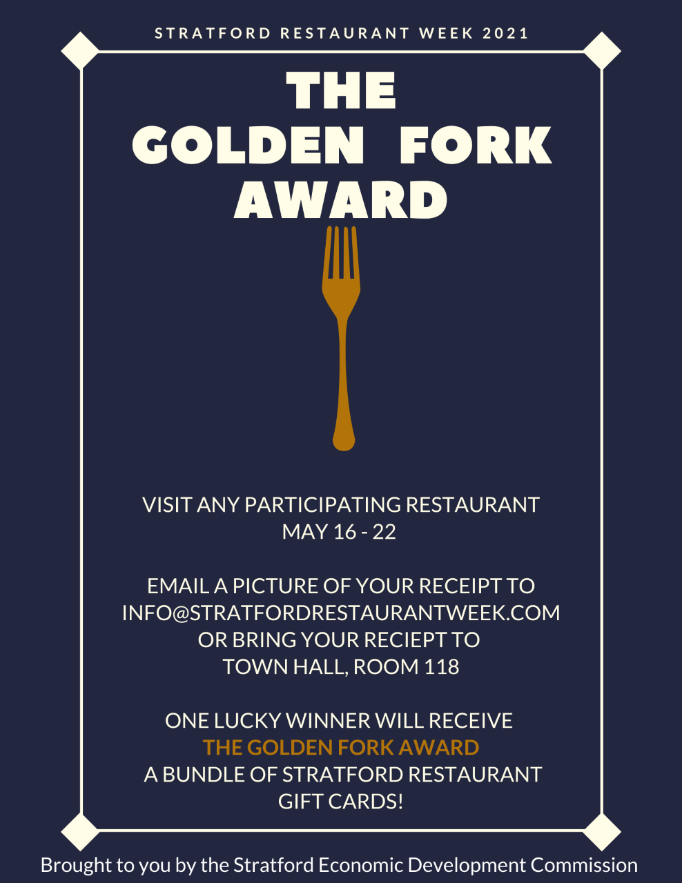 Forks Up 2021 Stratford Restaurant Week is ON!!! Stratford Crier