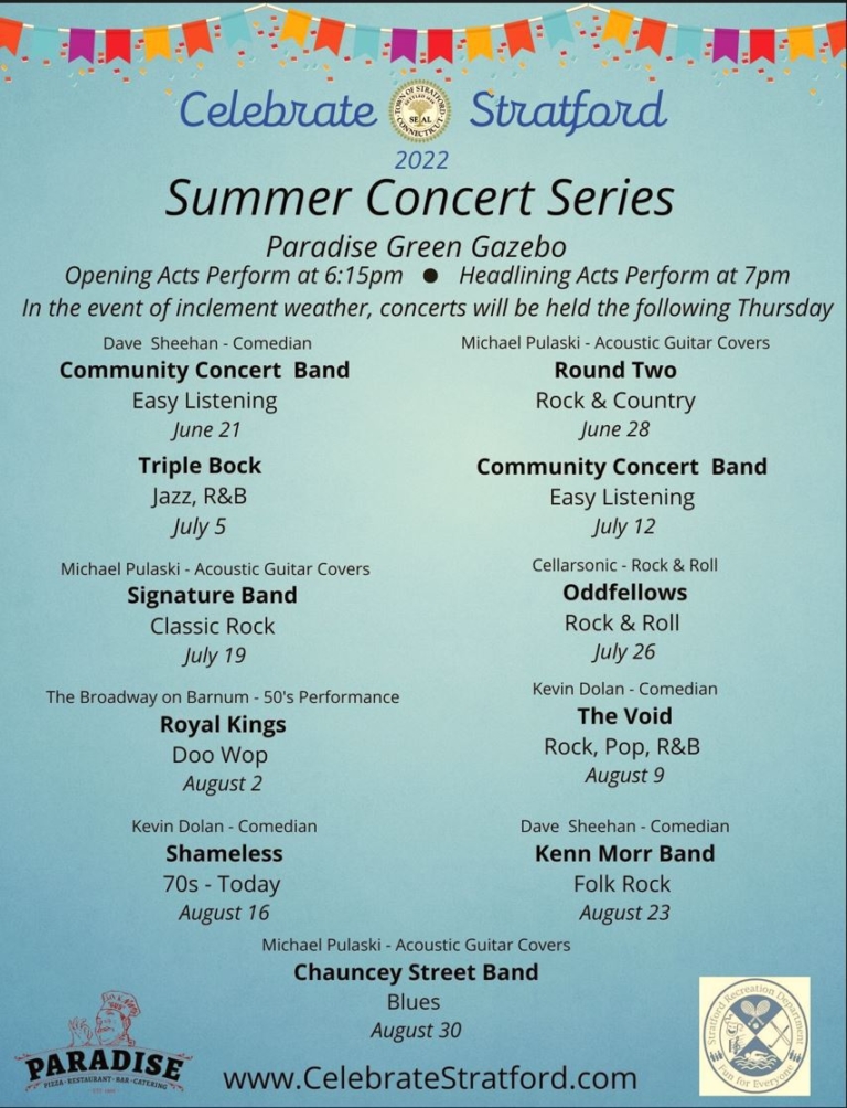 Summer Sunset Concerts Back at the Gazebo