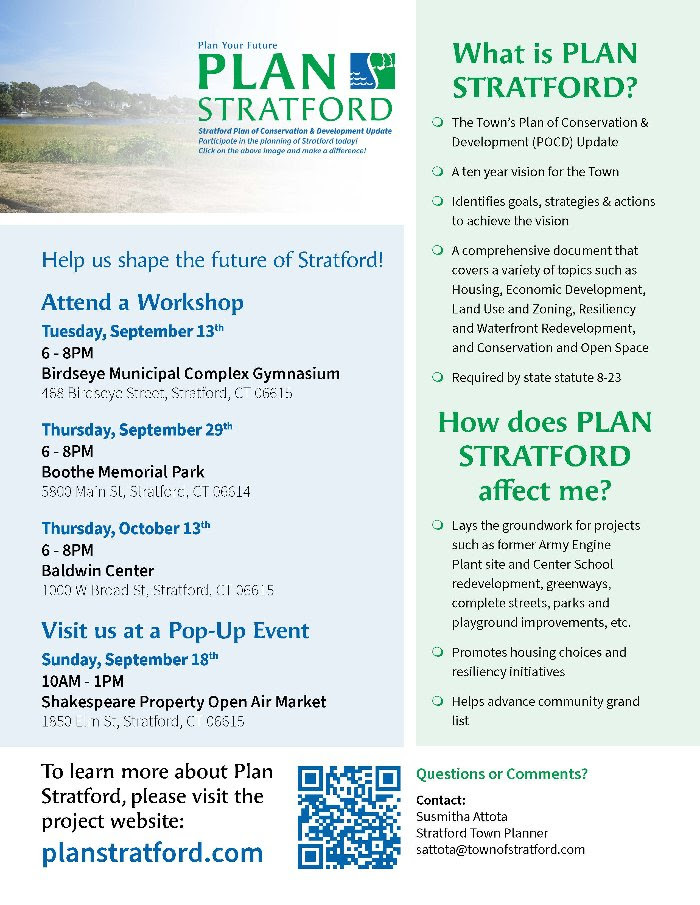 Plan Stratford Workshop: Baldwin Center Workshop