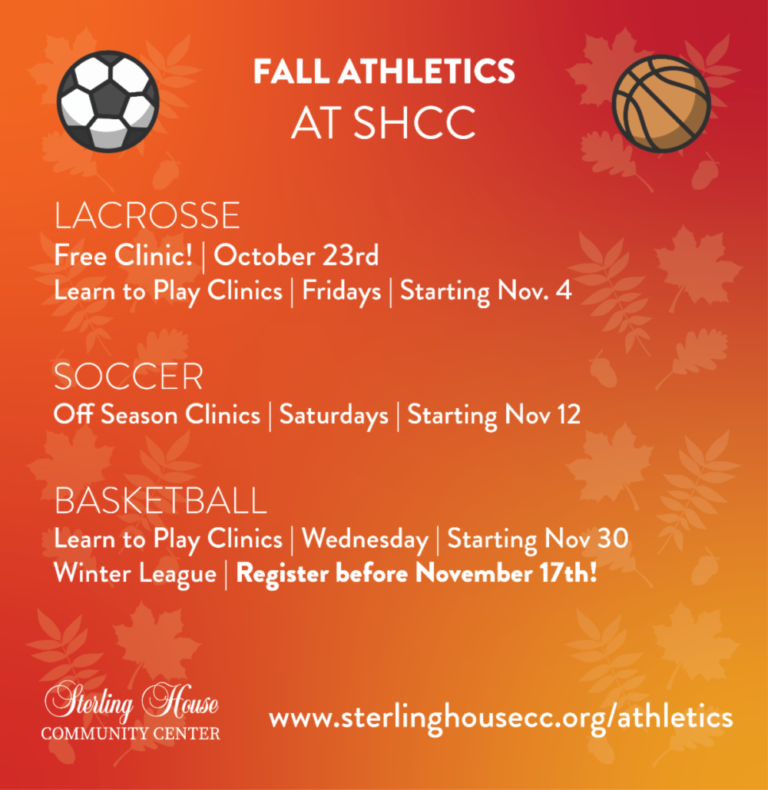 Fall Athletics at Sterling House Community Center